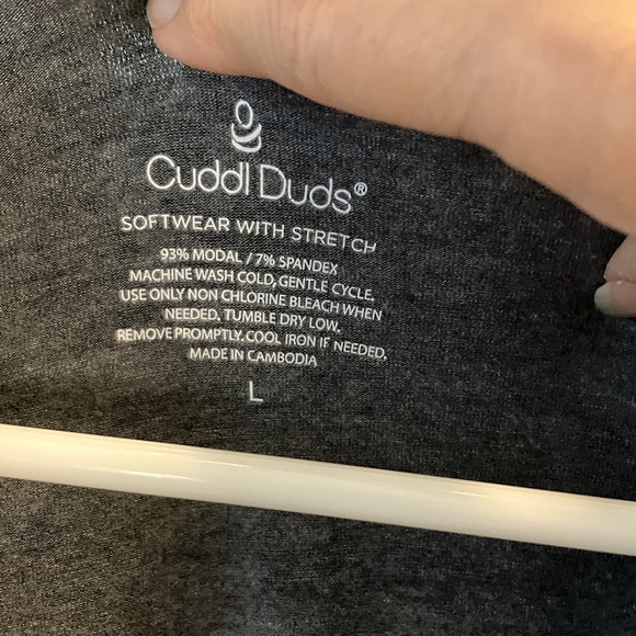 Cuddl Duds hooded wrap tunic size L - Picture 2 of 3